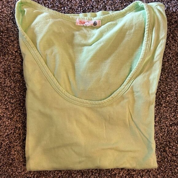 Sundry Light Green Women's Top - Picture 3 of 4